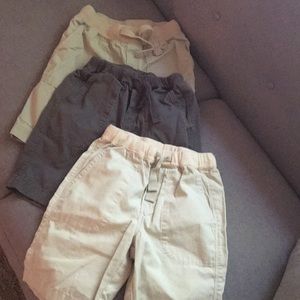EUC 3 pairs kid shorts 2 CrewCuts 1Lands End size